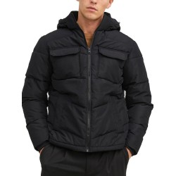 JACK&JONES 12236044 Black Puffer Jacket 