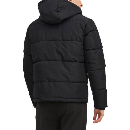 JACK&JONES 12236044 Black Puffer Jacket 