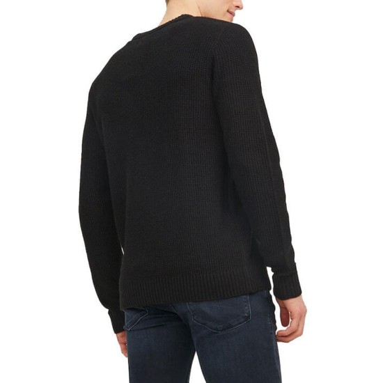 JACK&JONES 12243116 BLACK ΠΛΕΚΤΟ