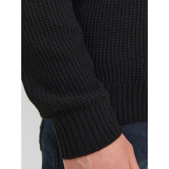 JACK&JONES 12243116 BLACK ΠΛΕΚΤΟ