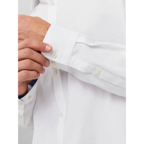 JACK&JONES 12239027 WHITE SHIRT COMFORT FIT