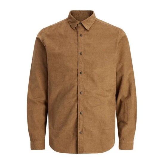 JACK&JONES 12236937 OTTER Πουκάμισο Κοτλέ