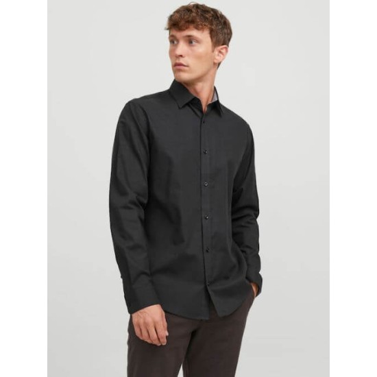 JACK&JONES 12239027 BLACK SHIRT COMFORT FIT