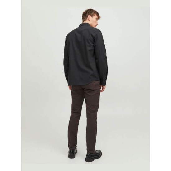 JACK&JONES 12239027 BLACK SHIRT COMFORT FIT