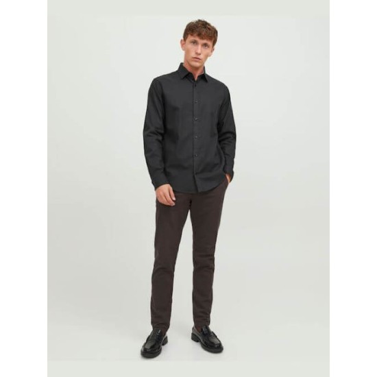 JACK&JONES 12239027 BLACK SHIRT COMFORT FIT
