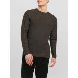 JACK&JONES 12240711 KHAKI Λεπτό Πουλόβερ 