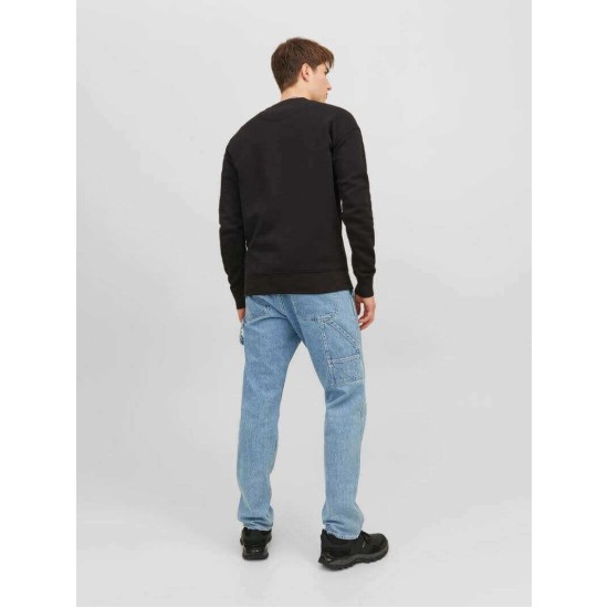 JACK&JONES 12241694 BLACK ΦΟΥΤΕΡ ΜΕ ΛΑΙΜΟΚΟΨΗ