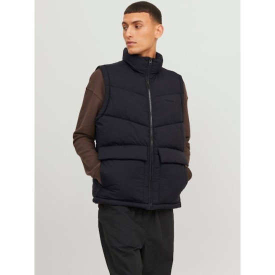 JACK&JONES 12238853 BLACK Ανδρικό Αμάνικο 