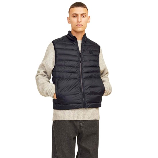 Ανδρικό λεπτό αμάνικο JACK&JONES 12258457 BLACK Ανδρικό λεπτό αμάνικο JACK&JONES 12258457 BLACK