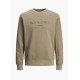 Αντρικό φούτερ χωρίς κουκούλα JACK&JONES 12261873 GREIGE