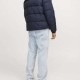JACK&JONES 12260428 NAVY BLAZER Ανδρικό puffer με κουκούλα