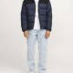 JACK&JONES 12260428 NAVY BLAZER Ανδρικό puffer με κουκούλα