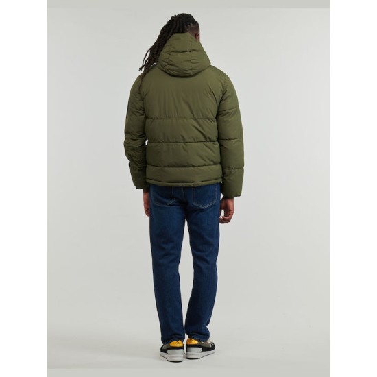 JACK&JONES 12259850 OLIVE NIGHT Ανδρικό puffer με κουκούλα