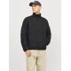 Ανδρικό καπιτονέ μπουφάν με όρθιο γιακά JACK&JONES 12256985 BLACK 