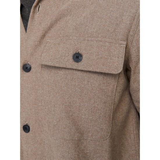 JACK&JONES 12263645 GREIGE Ανδρικό πανωφόρι 