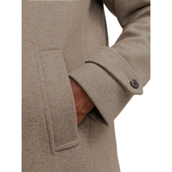 JACK&JONES 12258672 GREIGE ΑΝΔΡΙΚΟ ΠΑΛΤΟ ΜΑΛΛΙΝΟ JACK&JONES 12258672 GREIGE ΑΝΔΡΙΚΟ ΠΑΛΤΟ ΜΑΛΛΙΝΟ