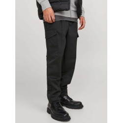 Αντρικό παντελόνι cargo jACK&JONES 122473558 BLACK