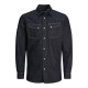 JACK&JONES 12261898 BLUE DENIM Ανδρικό τζιν πουκ΄άμισο 