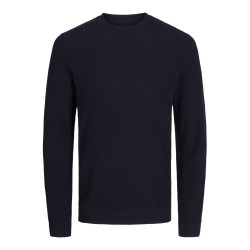 JACK&JONES 12259647 NAVY Λεπτό Πουλόβερ 
