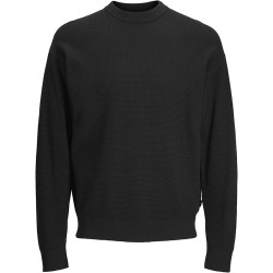 JACK&JONES 12261771 BLACK Ανδρικό πουλόβερ 