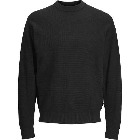 JACK&JONES 12261771 BLACK Ανδρικό πουλόβερ 