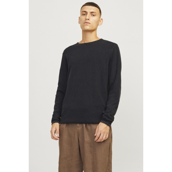 Αντρικό πουλόβερ JACK&JONES 12260832 BLACK