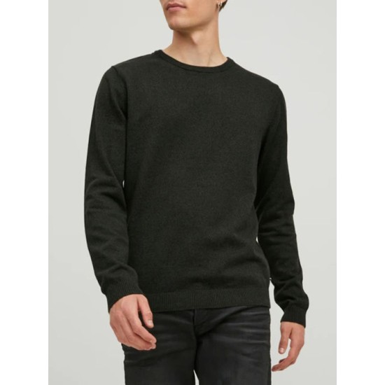 JACK&JONES 12137190 KHAKI Πουλόβερ με λαιμόκοψη 
