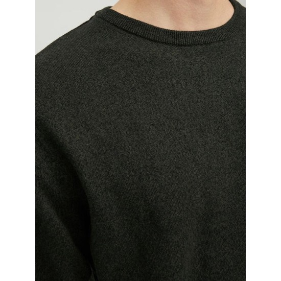 JACK&JONES 12137190 KHAKI Πουλόβερ με λαιμόκοψη 
