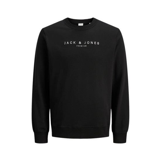 Αντρικό φούτερ χωρίς κουκούλα JACK&JONES 12283436 BLACK