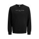 Αντρικό φούτερ χωρίς κουκούλα JACK&JONES 12283436 BLACK