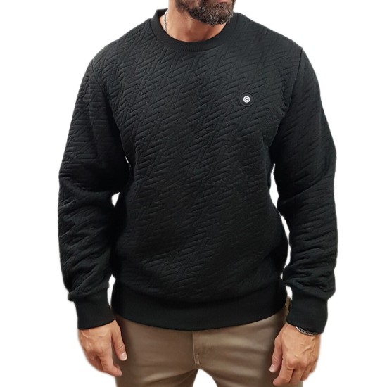 Αντρικό φούτερ καπιτον΄έ JACK&JONES 12266637 BLACK