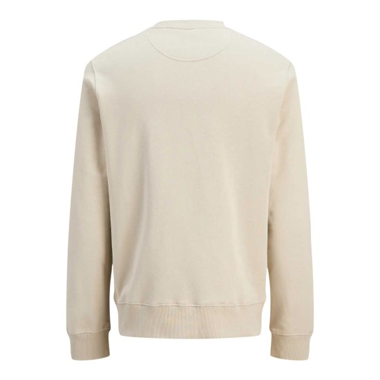 Αντρικό φούτερ χωρίς κουκούλα JACK&JONES 12283436 SILVER LINING