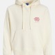 JACK&JONES 12283868 ANTIQUE WHITE Φούτερ με κουκούλα