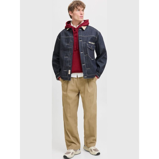 JACK&JONES 12283868 RED Φούτερ με κουκούλα