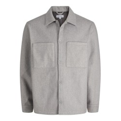 JACK&JONES 12280522 GREY MELANGE Ανδρικό OVERSHIRT