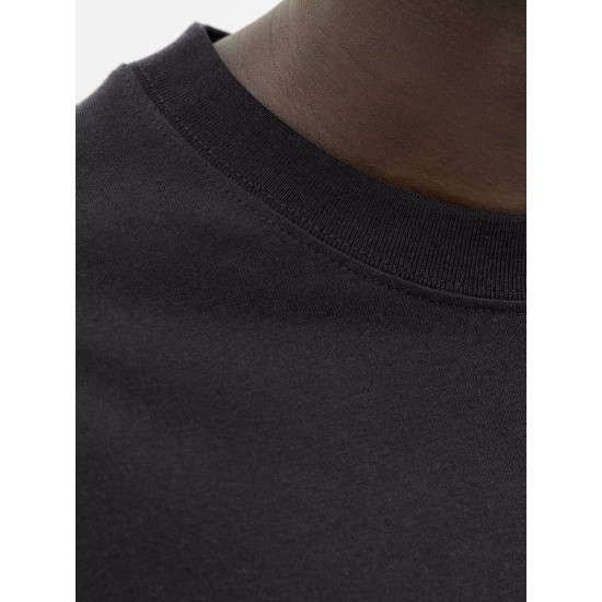 JACK&JONES 12282895 BLACK Ανδρικό βαμβακερό λεπτό