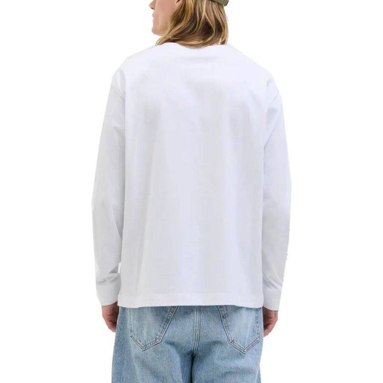 JACK&JONES 12282895 WHITE Ανδρικό βαμβακερό λεπτό