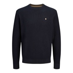 JACK&JONES 12284353 NAVY Ανδρικό πουλόβερ 