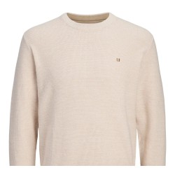 JACK&JONES 12284353 WHITECAP Ανδρικό πουλόβερ 