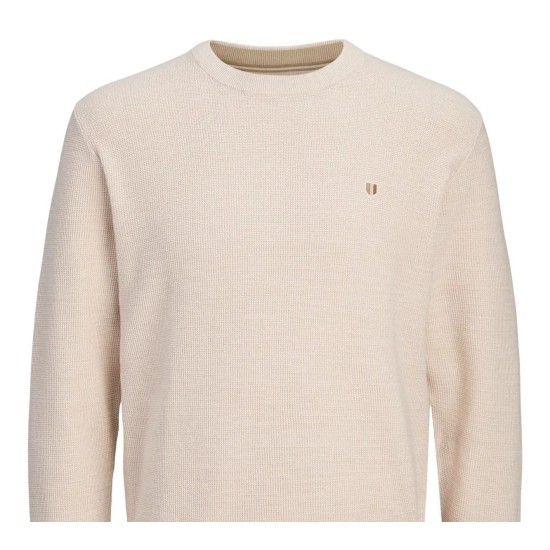 JACK&JONES 12284353 WHITECAP Ανδρικό πουλόβερ 