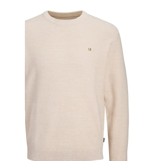 JACK&JONES 12284353 WHITECAP Ανδρικό πουλόβερ 