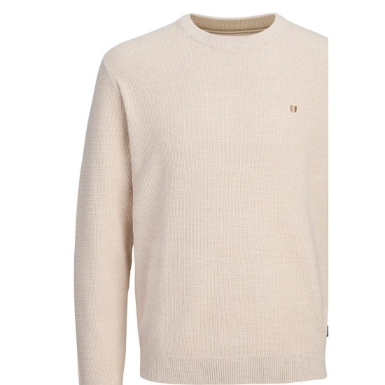 JACK&JONES 12284353 WHITECAP Ανδρικό πουλόβερ 