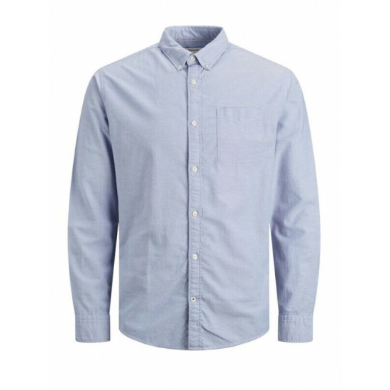 JACK&JONES 12182486 CASHMERE BLUE ΠΟΥΚΑΜΙΣΟ ΒΑΜΒΑΚΕΡΟ