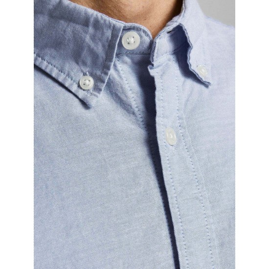 JACK&JONES 12182486 CASHMERE BLUE ΠΟΥΚΑΜΙΣΟ ΒΑΜΒΑΚΕΡΟ