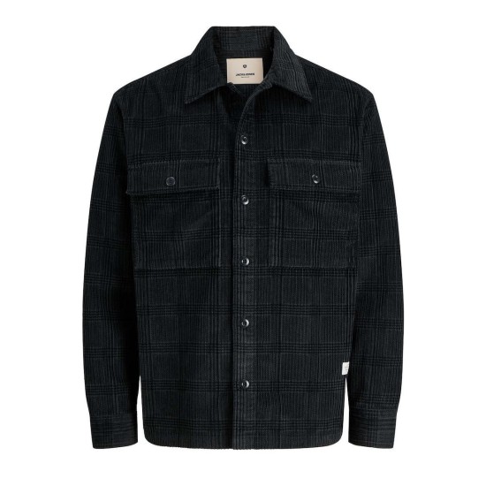 JACK&JONES 12282350 VOLCANIC ASH Overshirt Μακρυμάνικo Κοτλέ 