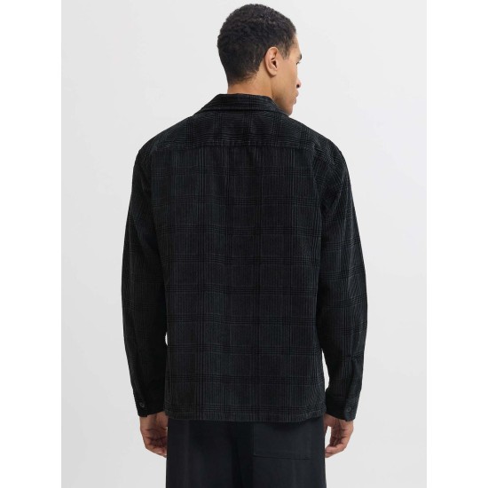 JACK&JONES 12282350 VOLCANIC ASH Overshirt Μακρυμάνικo Κοτλέ 