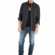 JACK&JONES 12138115 BLACK Ανδρικό τζιν πουκ΄άμισο 