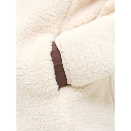 JACK&JONES 12283141 MOONBEAM TEDDY Μπουφάν 