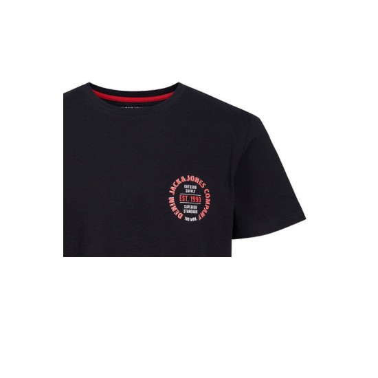 JACK&JONES 12222339 BLACK T-shirt 