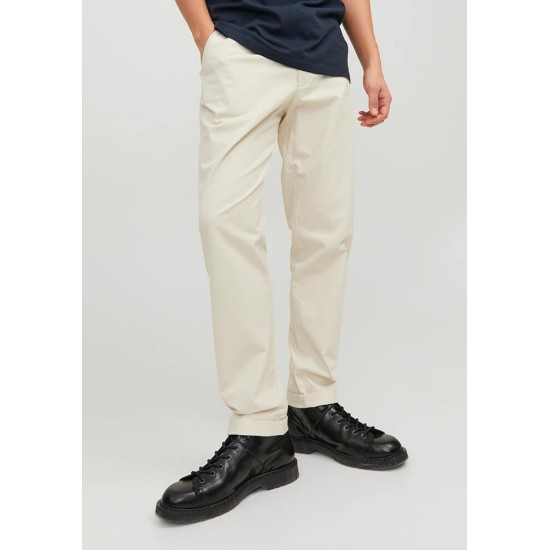 JACK&JONES 12229244 Moonbeam Ανδρικό Chino παντελόνι 